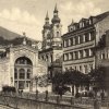 Karlovy Vary - litinová Vřídelní kolonáda | Vřídelní kolonáda na fotografii z doby před rokem 1939