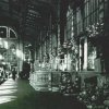 Karlovy Vary - litinová Vřídelní kolonáda | orchestřiště v promenádní hale v době před rokem 1939