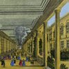 Karlovy Vary - empírová Vřídelní kolonáda | kolonáda na ocelorytině A. F. Seiferta patrně z roku 1845