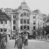 Karlovy Vary - městská spořitelna | městská spořitelna na historické fotografii z roku 1906