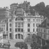 Karlovy Vary - městská spořitelna | městská spořitelna na historické fotografii z roku 1908