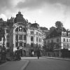 Karlovy Vary - městská spořitelna | městská spořitelna na fotografii z doby před rokem 1910