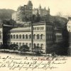 Karlovy Vary - Lázeňský dům (Lázně III) | Lázeňský dům (Kurhaus) na historické pohlednici z roku 1899