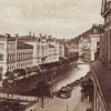 Karlovy Vary - Lázeňský dům (Lázně III) | Lázeňský dům (Kurhaus) na historické pohlednici z roku 1914