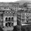 Karlovy Vary - Městské divadlo | Městské divadlo na historické fotografii z roku 1895