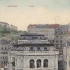Karlovy Vary - Městské divadlo | divadlo na pohlednici z roku 1909