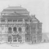 Karlovy Vary - Městské divadlo | návrh divadelní budovy od Ferdinanda Fellnera z roku 1883