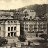 Karlovy Vary - Městské divadlo | budova Městského divadla na historické fotografii z roku 1925