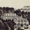Karlovy Vary - Parkhotel Richmond | kavárna Schönbrunn na polygrafii z doby před rokem 1900