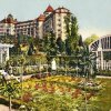 Karlovy Vary - hotel Imperial | hotel Imperial na kolorované pohlednici z roku 1914