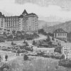 Karlovy Vary - hotel Imperial | hotel Imperial na dobové kresbě z doby kolem roku 1940