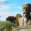 Protivec - busta Tomáše Garrigua Masaryka | pískovcová busta Tomáše Garrigua Masaryka - září 2015