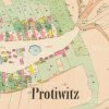 Protivec (Protiwitz) | Protivec na otisku mapy stabilního katastru vsi z roku 1841