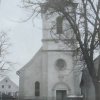 Bor - kostel sv. Máří Magdalény | průčelí farního kostela v roce 1940
