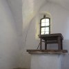 Bor - kostel sv. Máří Magdalény | klenutý prostor sakristie kostela - červenec 2018