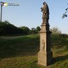 Vladořice - socha sv. Jana Nepomuckého | socha sv. Jana Nepomuckého u Vladořic po renovaci - červenec 2015