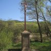 Záhořice - železný kříž | renovovaný kříž u Záhořic - duben 2012