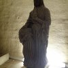 Kolešov - socha sv. Anny | zdevastovaná socha sv. Anny v depozitáři žlutického muzea - červen 2015