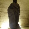 Kolešov - socha sv. Anny | zdevastovaná socha sv. Anny v depozitáři žlutického muzea - červen 2015
