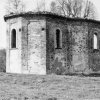 Branišov - kostel sv. Blažeje | zdevastovaný poutní kostel sv. Blažeje u Branišova od severovýchodu - květen 1982