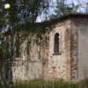 Branišov - kostel sv. Blažeje | zdevastovaný poutní kostel sv. Blažeje u Branišova od jihovýchodu v roce 2002