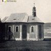 Branišov - kostel sv. Blažeje | jižní průčelí poutního kostela sv. Blažeje u Branišova v roce 1932