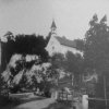 Dalovice - kaple Panny Marie Utěšitelky | obecní kaple Panny Marie Utěšitelky v Dalovicích na snímku z počátku 20. století