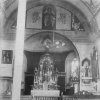 Dalovice - kaple Panny Marie Utěšitelky | interiér obecní kaple na snímku z roku 1898
