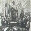 Dalovice - busta Karla Theodora Körnera | odhalení Körnerova pomníku 28. června 1914