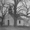 Žďárek - kaple sv. Vavřince | zchátralá kaple sv. Vavřince na historické fotografii z počátku 90. let 20. století