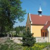 Stružná - kaple sv. Josefa | jihovýchodní průčelí renovované hřbitovní kaple sv. Josefa ve Stružné - květen 2017