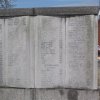 Dalovice - pomník obětem 1. světové války | nápisové desky se jmény padlých občanů - únor 2013