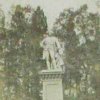 Dalovice - pomník Josefa II. | pomník Josefa II. na počátku 20. století