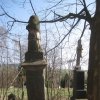 Svinov - socha sv. Jana Nepomuckého | socha s pamětním křížem - duben 2013