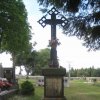 Stružná - hřbitovní kříž | přední strana hřbitovního kříže - srpen 2013