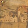 Žlutice - hospodářský dvůr | uzavřený panský hospodářský dvůr na výřezu z deskové mlaby města Žlutice z doby mezi léty 1761-1779