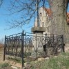 Herstošice - železný kříž | obnovený kříž na návsi v Herstošicích - březen 2017
