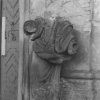 Valeč - sousoší Kalvárie | poškozená socha sv. Jana v roce 1993