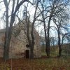 Bukovina - kaple sv. Michaela | zchátralá kaple sv. Michaela od východu - listopad 2014