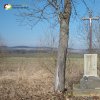 Prohoř - Schopfův kříž | přední strana obnoveného Schopfova kříže na severozápadním okraji vsi Prohoř - březen 2016