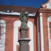 Valeč - socha sv. Jana Nepomuckého | socha sv. Jana Nepomuckého - únor 2011