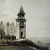 Sokolov - rozhledna Hard | nově postavená rozhledna na vrchu Hard v roce 1907