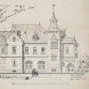 Kyselka - dům Stallburg | projekt domu Stallburg architekta Karla Haybäcka z roku 1892