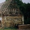 Salajna - mlýn Gahmühle | rekonstrukce krovu objektu bývalé kolny v roce 2003