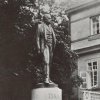 Jáchymov - pomník Tomáše Garrigua Masaryka | pomník Tomáše Garrigua Masaryka v Jáchymově ve 30. letech 20. století