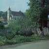 Kostelní Bříza - kostel sv. Petra a Pavla | kostel v záběru filmu Sedmého dne večer z roku 1974