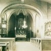 Kostelní Bříza - kostel sv. Petra a Pavla | interiér kostela sv. Petra a Pavla  na snímku z roku 1944