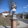 Tatrovice - socha sv. Jana Nepomuckého | socha sv. Jana Nepomuckého - duben 2013