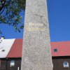 Boží Dar - pomník obětem 1. světové války | věnovací nápis na pomníku padlým - květen 2011