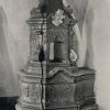 Dobrá Voda - klášter Matky Boží Nový Dvůr | původní kachlová kamna obytné místnosti Villy na snímku z roku 1932